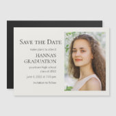 White Editable Color Photo Afstuderen (Voorkant / Achterkant)