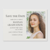 White Editable Color Photo Afstuderen (Voorkant)