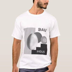 White Egg Modern Bauhaus Design gepersonaliseerd T-shirt