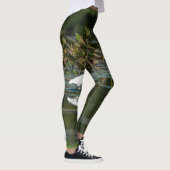 White Egret Reflection Leggings (Rechts)