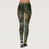 White Egret Reflection Leggings (Achterkant)