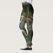 White Egret Reflection Leggings (Links)