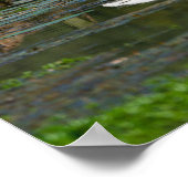 White Egret Reflection Poster (Hoek)