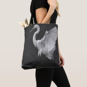 White Egret Tote Bag (Dichtbij)