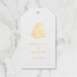 White Elegant Plant Trending Wedding Cadeaulabels