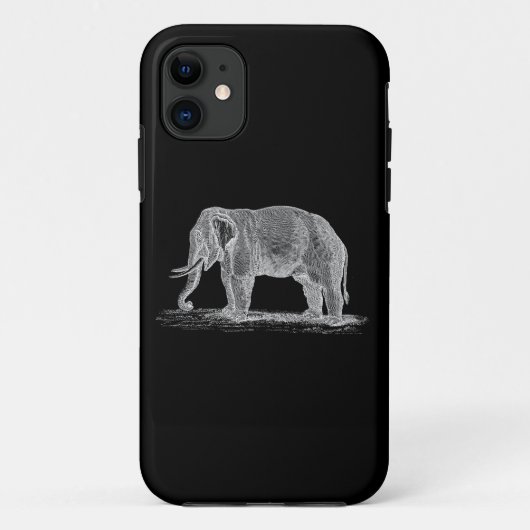White Elephant  1800s Illustration Case-Mate iPhone Case (Achterkant)