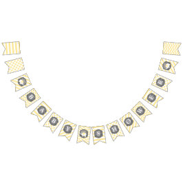 White Elephant Baby shower Vlaggetjes