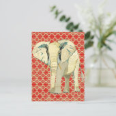 White Elephant Briefkaart (Staand voorkant)