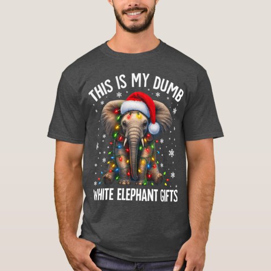 White Elephant For Pjs Under 15 20 - classic 1 T-shirt (Voorkant)