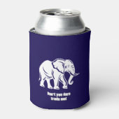 White Elephant Gag Gift Blikjeskoeler (Blikje Voorkant)