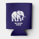 White Elephant Gag Gift Blikjeskoeler (Voorkant)