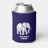 White Elephant Gag Gift Blikjeskoeler (Blikje Achterkant)