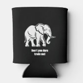 White Elephant Gag Gift Blikjeskoeler (Achterkant)