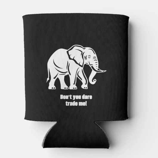 White Elephant Gag Gift Blikjeskoeler (Achterkant)