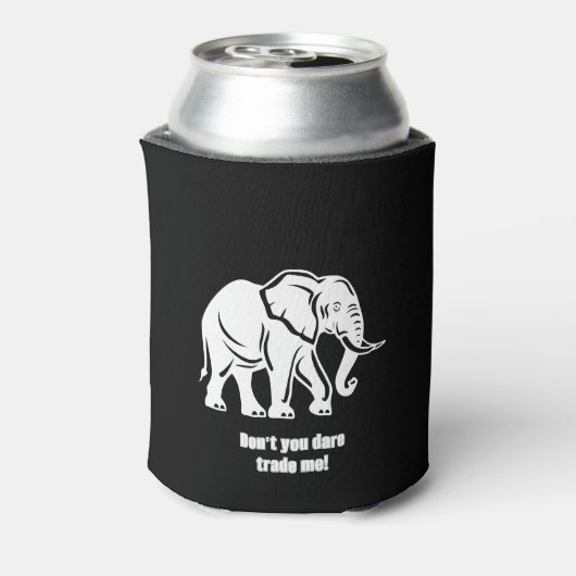 White Elephant Gag Gift Blikjeskoeler (Blikje Achterkant)