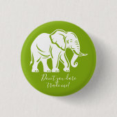 White Elephant Gag Gift Ronde Button 3,2 Cm (Voorkant)