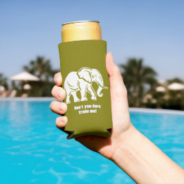 White Elephant Gag Gift Seltzer Blikjeskoeler