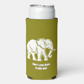 White Elephant Gag Gift Seltzer Blikjeskoeler (Seltzer Achterkant)