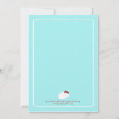 White Elephant Gift Exchange Holiday Party Kaart (Achterkant)