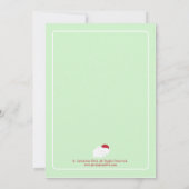 White Elephant Gift Exchange Holiday Party Kaart (Achterkant)