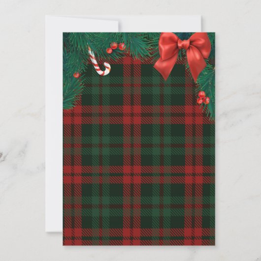 White Elephant Gift Exchange Invitation Kaart (Achterkant)