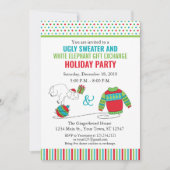 White Elephant Gift Exchange Invitation Kaart (Voorkant)