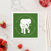 White Elephant Gift Exchange Kerstparty Servet (Insitu)