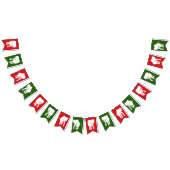 White Elephant Gift Exchange Kerstparty Vlaggetjes (Alle)