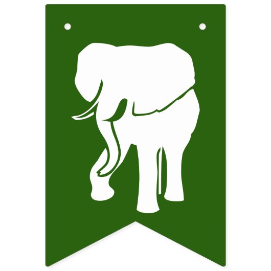 White Elephant Gift Exchange Kerstparty Vlaggetjes (Tweede vlag)