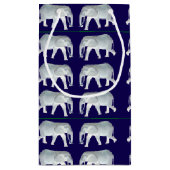 White Elephant Gift Exchange Klein Cadeauzakje (Achterkant)