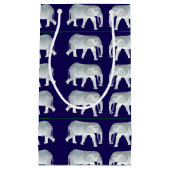 White Elephant Gift Exchange Klein Cadeauzakje (Voorkant)