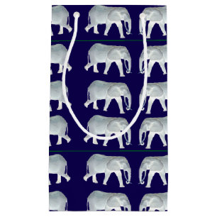 White Elephant Gift Exchange Klein Cadeauzakje