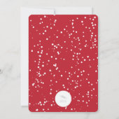 White Elephant Gift Exchange Moderne Holiday Party Kaart (Achterkant)