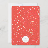 White Elephant Gift Exchange Moderne Holiday Party Kaart (Achterkant)