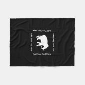 White Elephant Gift Exchange Party Fleece Deken (Voorkant (Horizontaal))