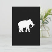 White Elephant Gift Exchange Party Kaart (Staand voorkant)