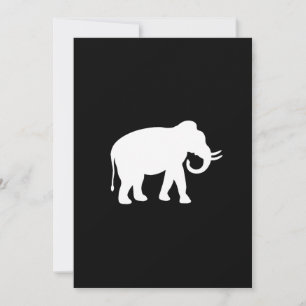 White Elephant Gift Exchange Party Kaart