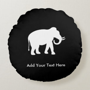 White Elephant Gift Exchange Party Rond Kussen