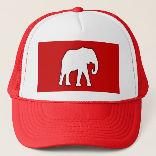 White Elephant Gift Trucker Pet (Voorkant)