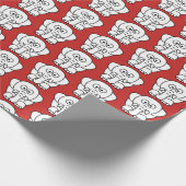 White Elephant Gift Wrap Cadeaupapier (Hoek)