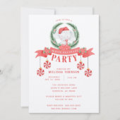 White Elephant-kerstcadeauuitwisseling Kaart (Voorkant)