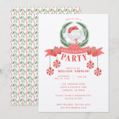 White Elephant-kerstcadeauuitwisseling Kaart (Voorkant / Achterkant)