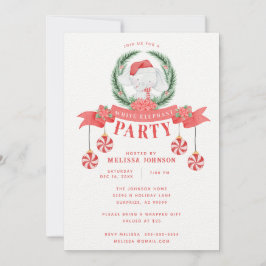 White Elephant-kerstcadeauuitwisseling Kaart