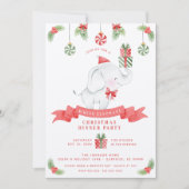 White Elephant-kerstcadeauuitwisseling Kaart (Voorkant)