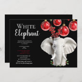  White Elephant Kids Christmas party   Kaart (Voorkant / Achterkant)