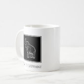 White Elephant Party - Grappig vakantiegeschenk Koffiemok (Voorkant links)