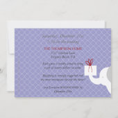 White Elephant Party Invitation Kaart (Achterkant)