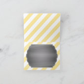 White Elephant Stripe Print Hartelijk dank Bedankkaart (Binnen)