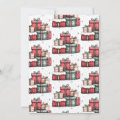 White Elephant Ugly Sweater Party Invitation Kaart (Achterkant)