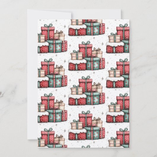 White Elephant Ugly Sweater Party Invitation Kaart (Achterkant)